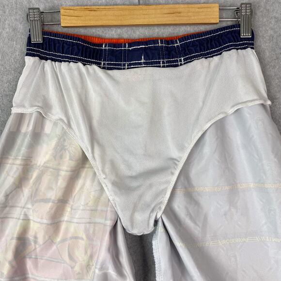 WWE Boys M Ultimate Warrior Swim Trunks Shorts Liner - Picture 6 of 9